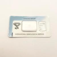 Solitario oro 18KT diamante 0.33 VS1 E IGI SALVINI