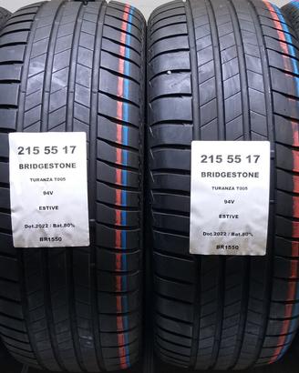 4 GOMME 215 55 17 BRIDGESTONE BR1550