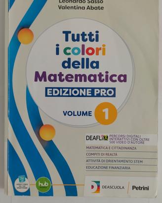 Tutti i colori della matematica volume 1