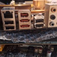 Scheda madre Asus p5k e con processore