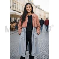 TRENCH D ARMANI EXCHANGE ARANCIONE GRIGIO TG S