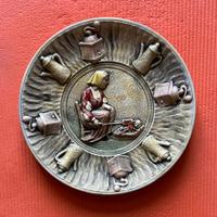 Piatto da Muro - in ceramica decorato a mano