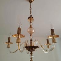Lampadario bronzo
