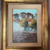 Dipinto olio su tela Antonio di viccaro