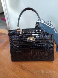 borsa in coccodrillo