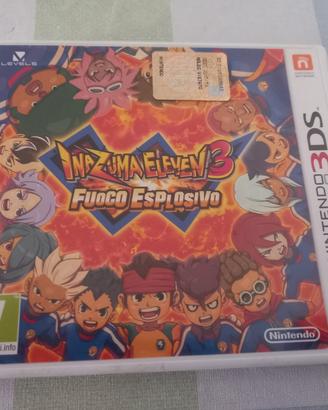 gioco nintendo 3ds Inazuma eleven 3 fuoco esplosiv