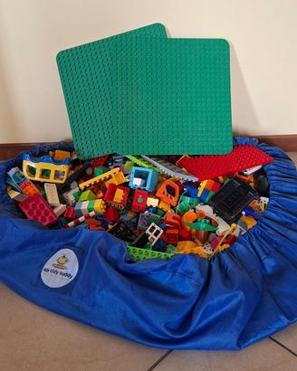 Grande lotto 500+ PEZZI LEGO DUPLO + sacca gioco