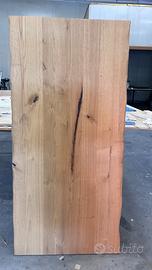 Piano tavolo in legno massello castagno 160x76x3.5