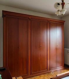 Armadio Classico in Vero Legno di Noce