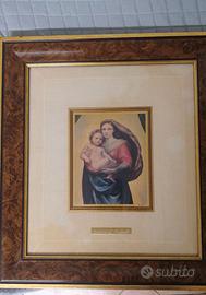Quadro la madonna del Raffaello