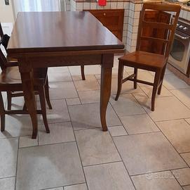 Tavolo massello + 6 sedie