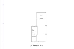 Magazzino con corte esterna e soppalco