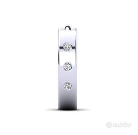 Orecchino GLAMIRA Torreon - Oro Bianco 18k (Tratt)