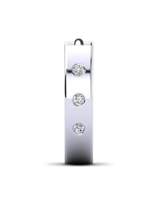 Orecchino GLAMIRA Torreon - Oro Bianco 18k (Tratt)