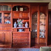 Mobile libreria stile arte povera legno massello