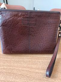 pochette da uomo in vera pelle 