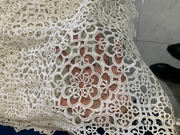 Copriletto matrimoniale fatto a mano 