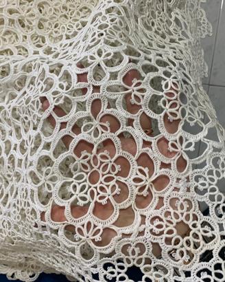 Copriletto matrimoniale fatto a mano 