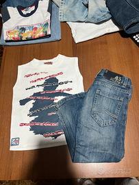 Set canotta + denim bambino