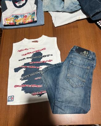 Set canotta + denim bambino