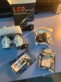 Luci a led H7 (30000 lumen)  per auto kit cometo