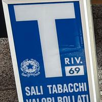Insegna Tabacchino sali tabacchi valori bollati 69
