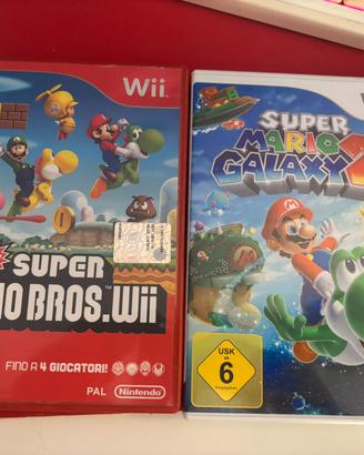 Lotto due giochi wii prenotato