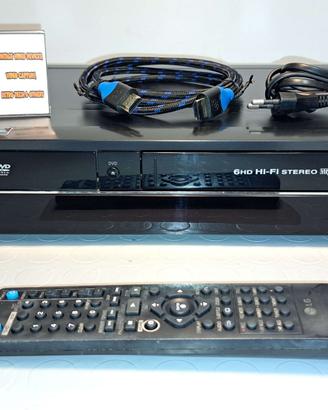 LG RC389H VHS DVD RECORDER HDMI USB PERFETTO +CAVO