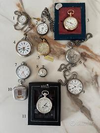Orologi da taschino, Argento, Collezione, Antichi