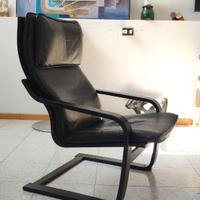 sedia ikea poang pelle
