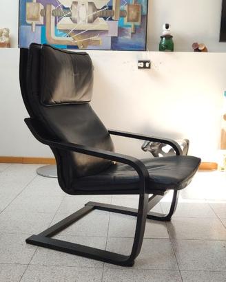 sedia ikea poang pelle