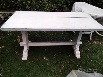 tavolo da giardino in legno usato 160x80