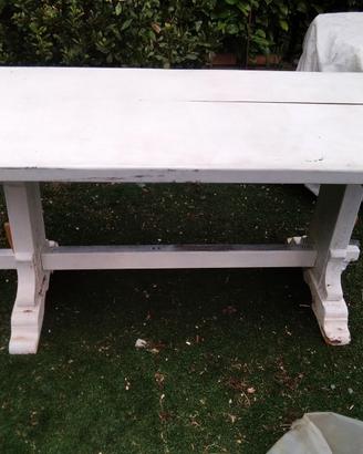 tavolo da giardino in legno usato 160x80