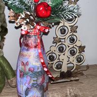 Bottiglie / lanterne natalizie!