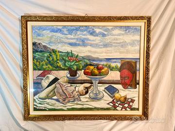 Dipinto di Giovanni Morzenti: "Maschera"