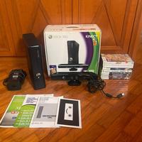 Xbox 360 slim con controller e kinect