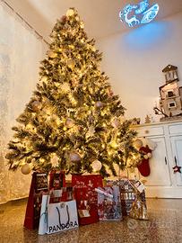 Albero di Natale innevato Everlands
