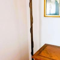LAMPADA da TERRA con PARALUME IN CRISTALLO