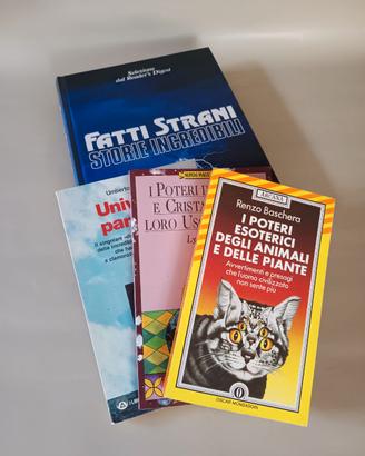 Lotto 4 libri su FATTI STRANI & poteri esoterici..