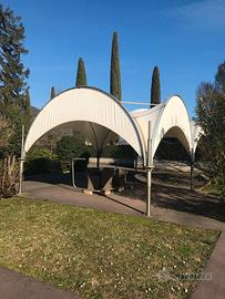 tendone tensostruttura pagoda