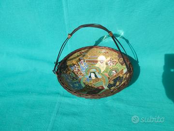 Cesto ciotola portatutto giapponese raro