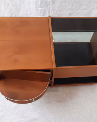  Mobile Bar Vintage Anni 70 Noce Teak Miele 