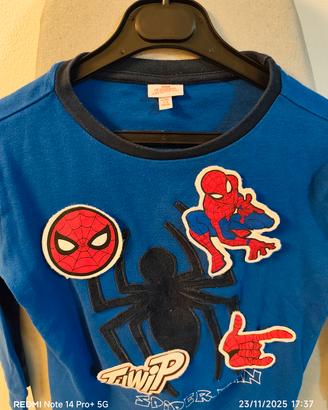 Maglietta Spiderman bimbo