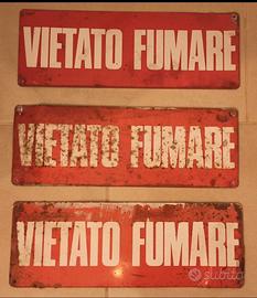 Cartello vietato fumare