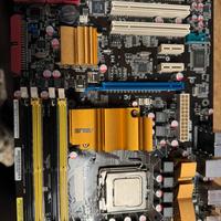 Asus P5Q + intel Q9550 quaad core + 4gb ddr2