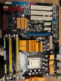 Asus P5Q + intel Q9550 quaad core + 4gb ddr2