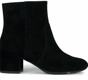STIVALETTI GEOX CAMOSCIO 37 SCAMOSCIATO TACCO 6