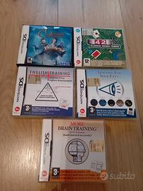Set 5 Videogiochi Nintendo DSi 