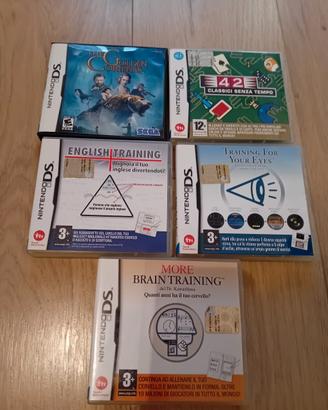 Set 5 Videogiochi Nintendo DSi 