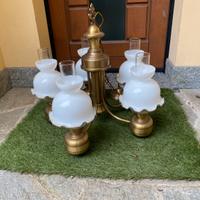 Lampadario anni 70 - 5 luci